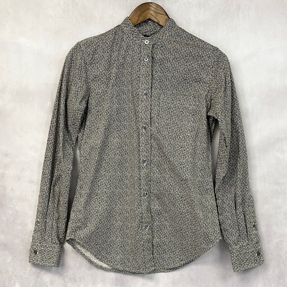 Filson Womens Ditsy Floral Scout Button Down Shirt Small Heritage Cotton Cabin